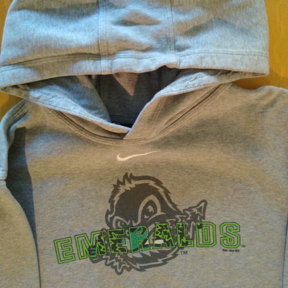 Vintage Nike Mid Swoosh Eugene Emeralds Hoodie Sweatshirt Travis Scott